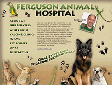 Tablet Screenshot of fergusonanimal.com